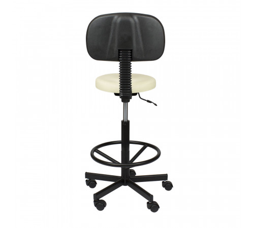 Стул мастера АСТЕК высокий с опорой для ног и спинкой