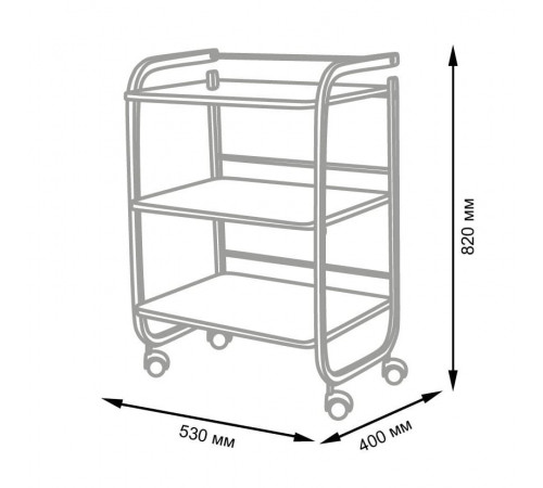 Косметологическая тележка МД-102А