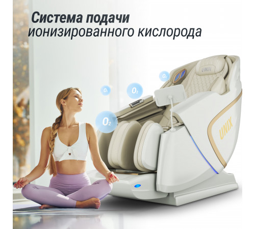 Массажное кресло UNIX Med Aura White