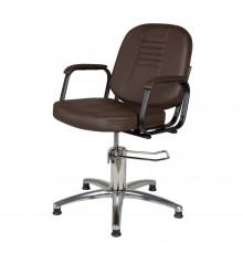 Кресло парикмахерское БРИЗ гидравлика хром