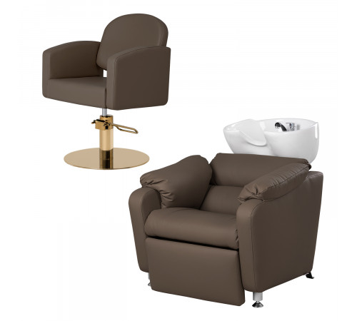 Парикмахерский комплект Амелия (кресло+мойка)