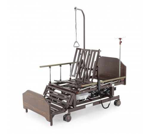 Кровать электрическая DB-11А (МЕ-5228Н-12) ЛДСП Венге с боковым переворачиванием, туалетным устройством и функцией «кардиокресло»