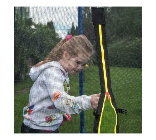 Батут DFC Trampoline Fitness с сеткой 14ft