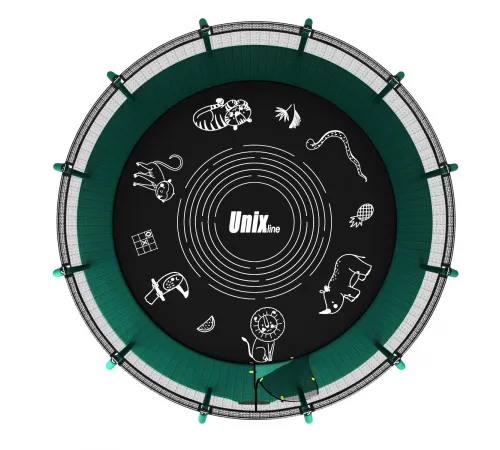 Батут UNIX Line SUPREME GAME 14 ft