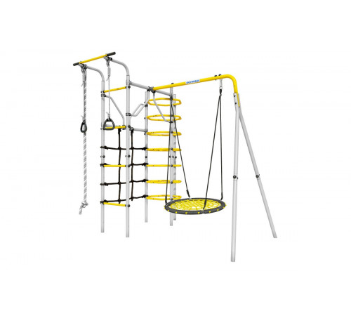 Детский спортивный комплекс для дачи ROMANA Космос (желтый/серый)