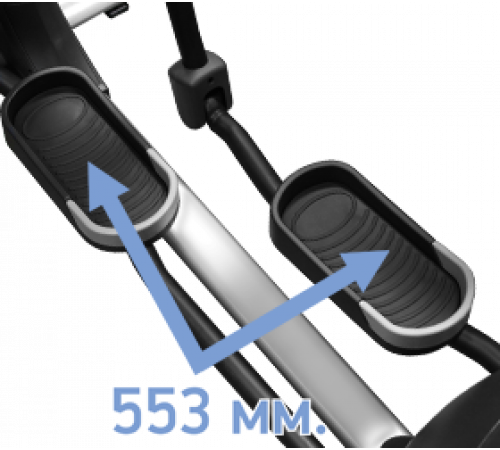 Эллиптический тренажер BRONZE GYM E1001 PRO