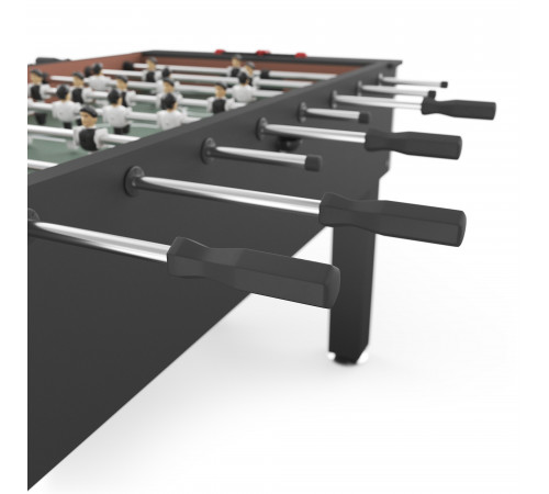 Игровой стол UNIX Line Футбол - Кикер (140х74 cм) Black