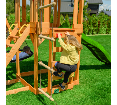 Детский игровой комплекс UNIX Kids (6 in 1) Light Green