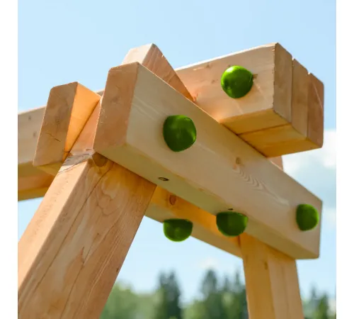Детский игровой комплекс UNIX Kids (6 in 1) Light Green