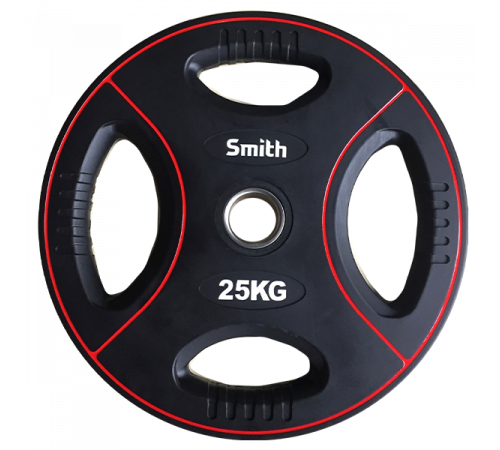 Диск для штанги Smith PUWP12-25 полиуретановый, 25кг