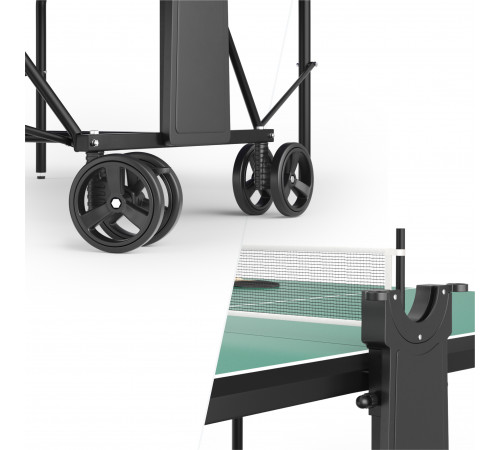 Теннисный стол UNIX Line Compact indoor 18mm MDF (Green)