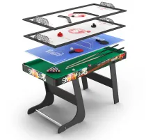 Игровой стол складной UNIX Line Трансформер 4 в 1 (125х63 cм)