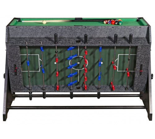 Стол-трансформер «Vortex 3-in-1» (3 игры: аэрохоккей, футбол, бильярд, 127 х 78.7 х 86.4 см, серый)