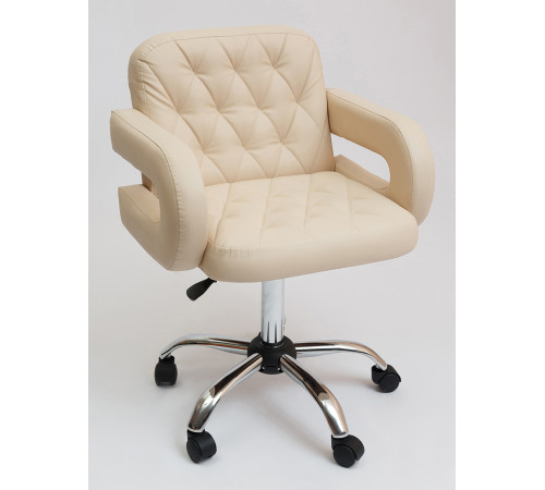 Кресло мастера Барбара, хром на колесах