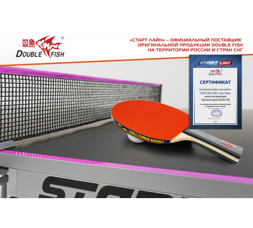 Набор для н/т Double Fish 2 ракетки и 3 мяча (301)