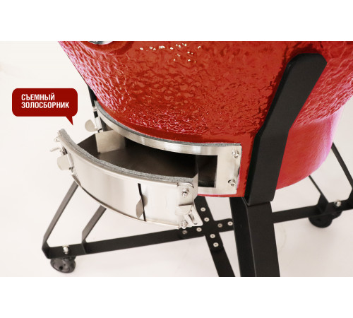 Керамический гриль-барбекю 24 дюйма CFG (красный) (61 см)