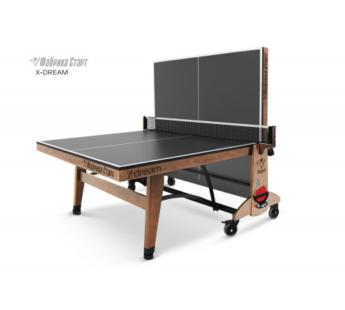 Стол теннисный X-dream ФС (Дуб натуральный(natur-wood), ЛДСП Графит)